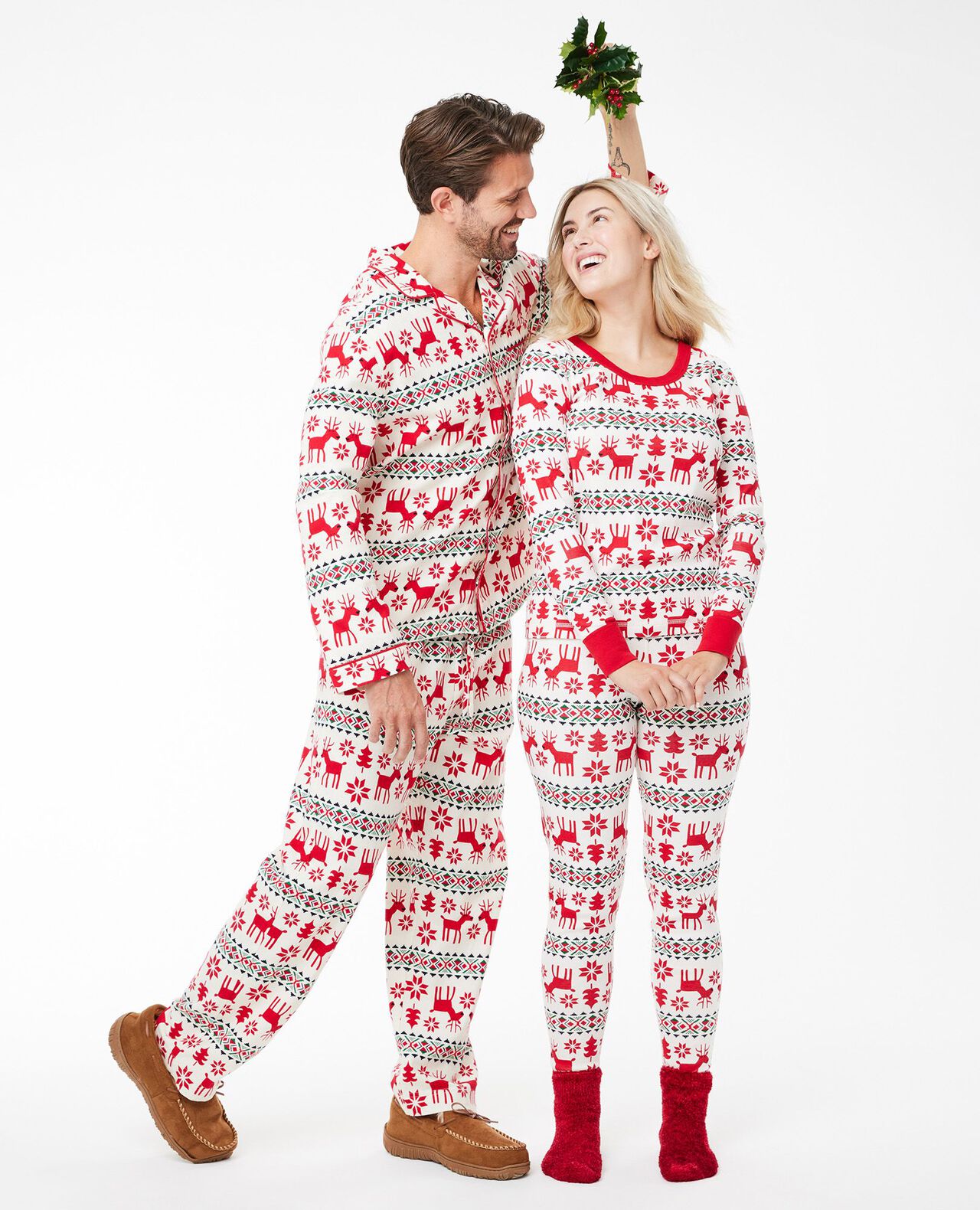 Adult Holiday Flannel Pajama Top - Image 7