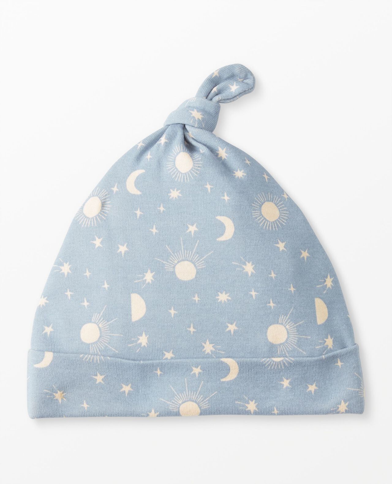 Baby Layette Top Knot Beanie - Image 3