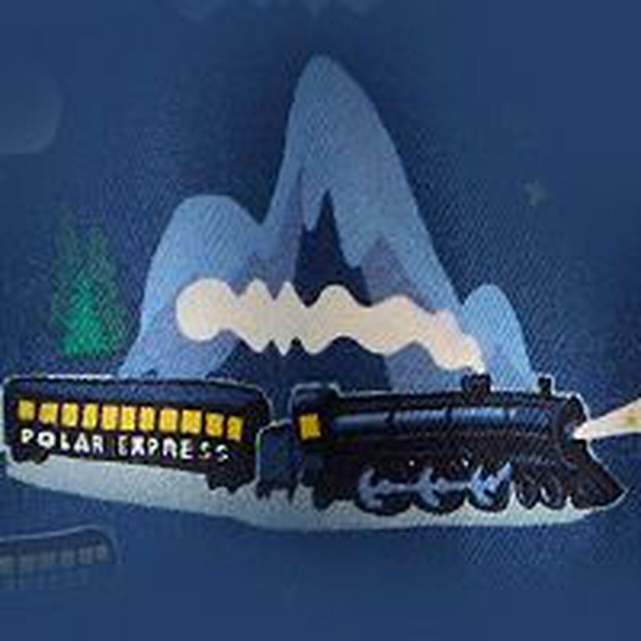 Adult The Polar Express Flannel Pajama Top - Image 4