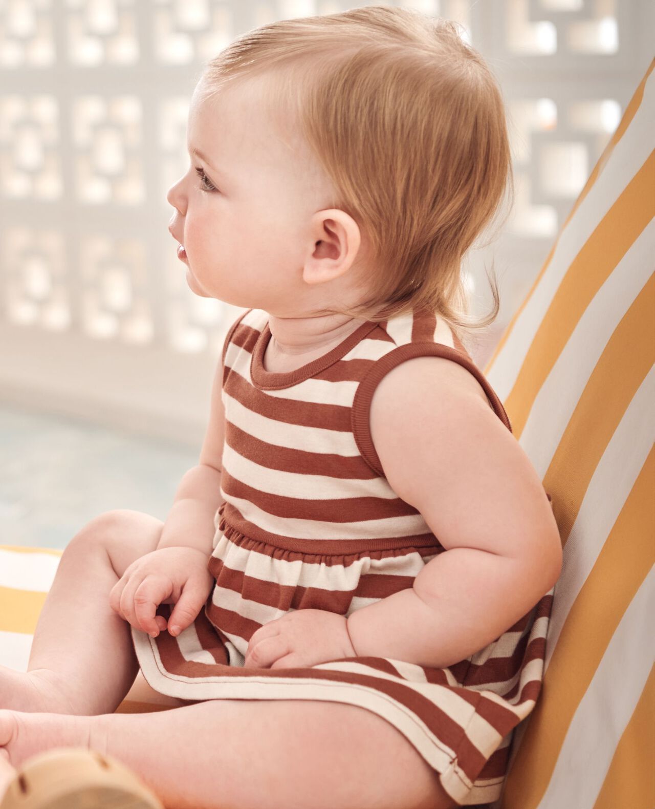 Baby Sleeveless Skirted Bodysuit - Image 5