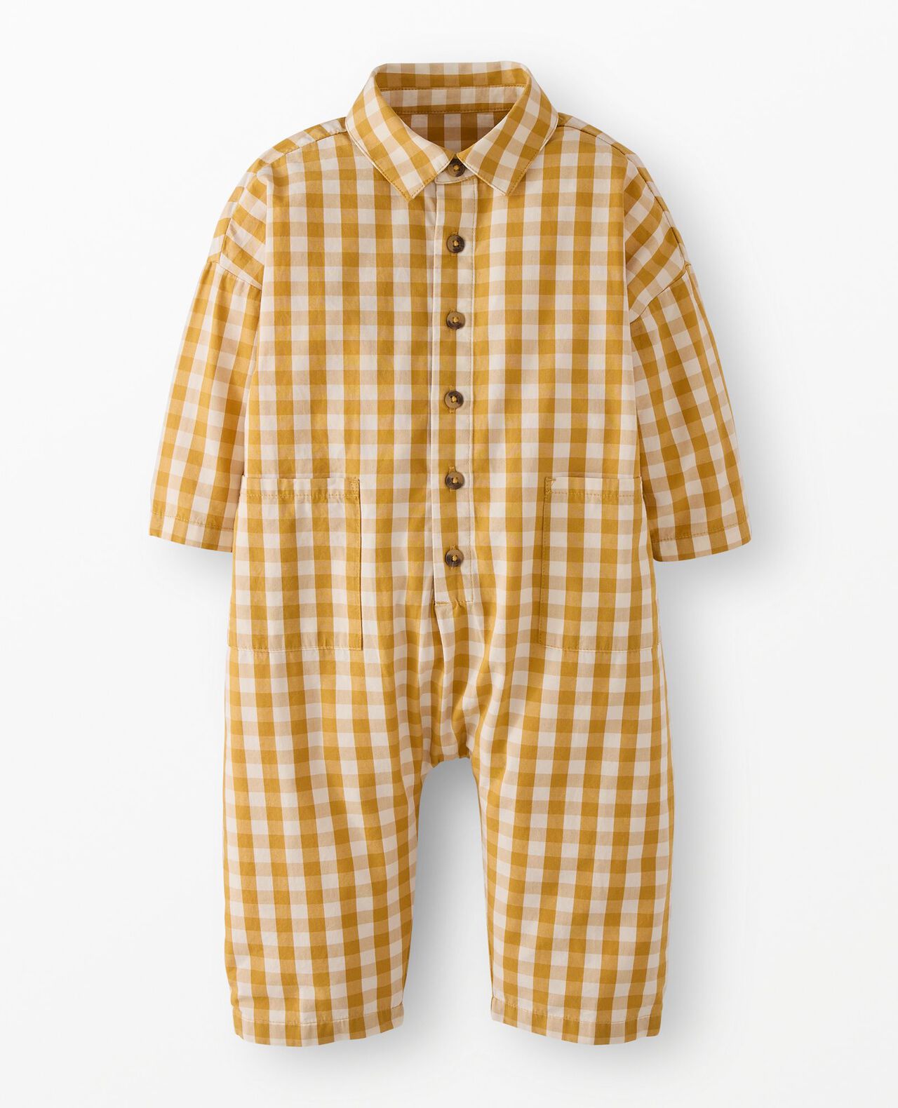 Poplin Gingham Coveralls