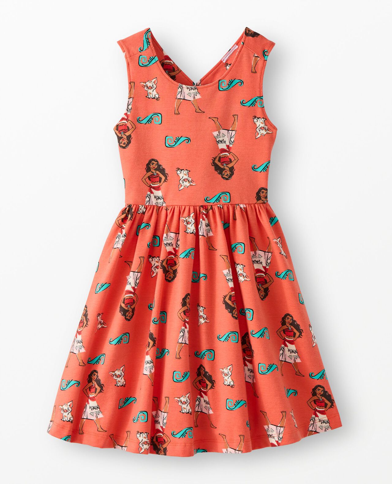 Disney Moana Crossback Skater Dress with Pockets - Image 2
