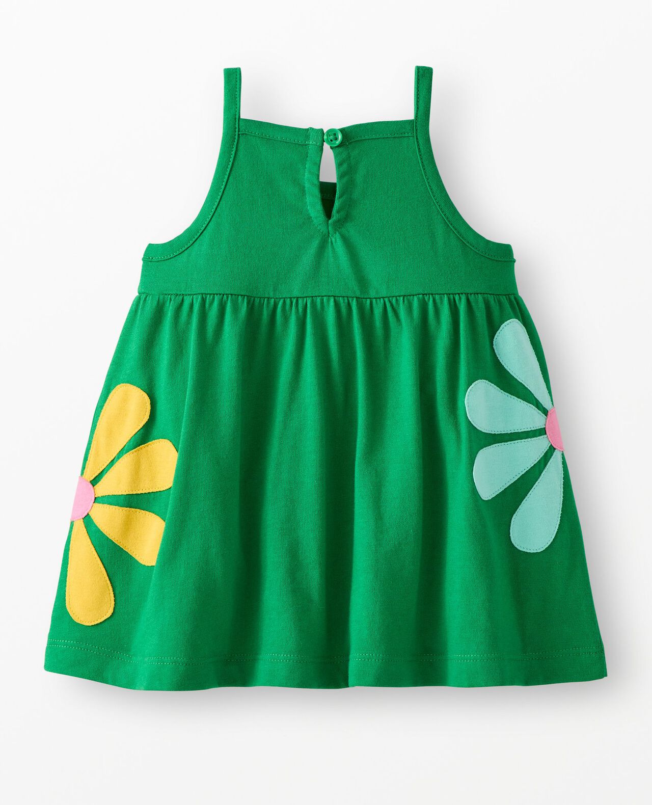 Baby Sleeveless Flower Dress & Bloomers Set - Image 3
